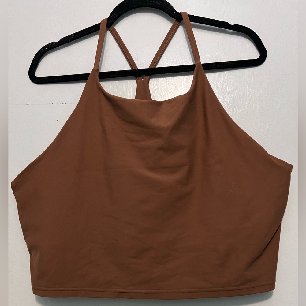 Old Navy Active Brown Halter Top